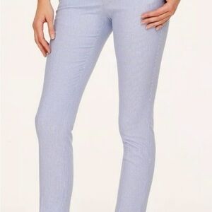 LOFT Light Blue Marisa Riviera Cropped Pant